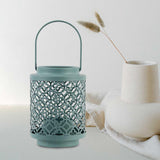 Maxbell Votive Tealight Candle Holder Ornament Candlestick for Shelf Fireplace Hotel Green