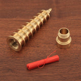 Maxbell Brass Wenchang Pagoda Feng Shui Statue Figurine Collectible Layer 9 for Desk No Lettering