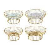 Maxbell Fruit Basket Bread Storage Basket Snacks Vegetable Stand Holder for Tea Bar 25cm