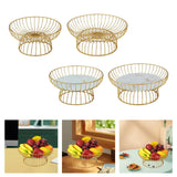 Maxbell Fruit Basket Bread Storage Basket Snacks Vegetable Stand Holder for Tea Bar 25cm