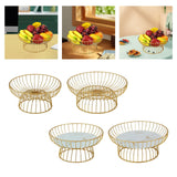 Maxbell Fruit Basket Bread Storage Basket Snacks Vegetable Stand Holder for Tea Bar 25cm