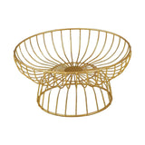 Maxbell Fruit Basket Bread Storage Basket Snacks Vegetable Stand Holder for Tea Bar 25cm