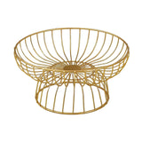 Maxbell Fruit Basket Bread Storage Basket Snacks Vegetable Stand Holder for Tea Bar 25cm