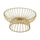 Maxbell Fruit Basket Bread Storage Basket Snacks Vegetable Stand Holder for Tea Bar 25cm