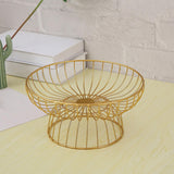 Maxbell Fruit Basket Bread Storage Basket Snacks Vegetable Stand Holder for Tea Bar 25cm