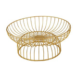 Maxbell Fruit Basket Bread Storage Basket Snacks Vegetable Stand Holder for Tea Bar 30cm