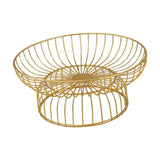 Maxbell Fruit Basket Bread Storage Basket Snacks Vegetable Stand Holder for Tea Bar 30cm