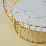Maxbell Fruit Basket Bread Storage Basket Snacks Vegetable Stand Holder for Tea Bar 30cm Glass Bottom