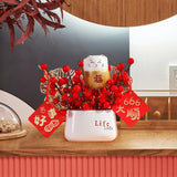 Maxbell Red Berries Bouquet Flower Arrangement Potted Plants for New Year Decoration Style C