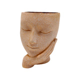 Maxbell Flower Vase Decor Outdoor Indoor Face Head Planter for Office Hotel Nursery