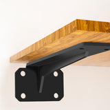Maxbell Wall Mounted Shelf Bracket Durable Right Angle for Bookshelf Table Furniture