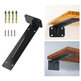 Maxbell Wall Mounted Shelf Bracket Durable Right Angle for Bookshelf Table Furniture