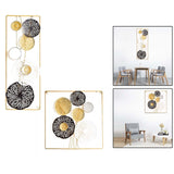 Maxbell Wall Sculpture Art Wall Hanging Statue Collectible for Living Room Decor Rectangle 22x60x2cm