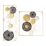 Maxbell Wall Sculpture Art Wall Hanging Statue Collectible for Living Room Decor Rectangle 22x60x2cm