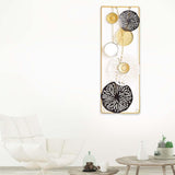 Maxbell Wall Sculpture Art Wall Hanging Statue Collectible for Living Room Decor Rectangle 22x60x2cm