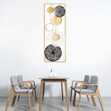 Maxbell Wall Sculpture Art Wall Hanging Statue Collectible for Living Room Decor Rectangle 22x60x2cm