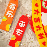 Maxbell Chinese New Year Wall Hanging Decorations Pendant Bedroom Celebration Yellow