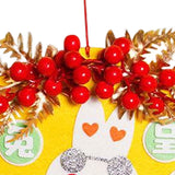 Maxbell Chinese New Year Wall Hanging Decorations Pendant Bedroom Celebration Yellow