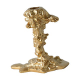 Maxbell Vintage Style Pillar Candle Holder Candlestick for Table Centerpiece Holiday Aureate