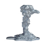 Maxbell Vintage Style Pillar Candle Holder Candlestick for Table Centerpiece Holiday Argent