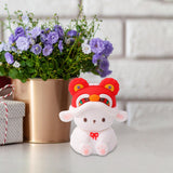 Maxbell Soft Rabbit Toy Bunny Figurine for Cake Topper Car Dashboard Decoration