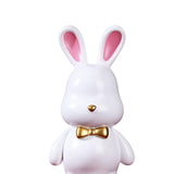 Maxbell Money Box Animal Bunny Figurines Rabbit Piggy Bank for Adults and Kids white