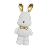 Maxbell Money Box Animal Bunny Figurines Rabbit Piggy Bank for Adults and Kids white