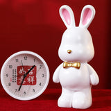 Maxbell Money Box Animal Bunny Figurines Rabbit Piggy Bank for Adults and Kids white