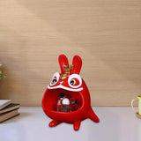 Maxbell Resin Chinese Rabbit Statue Desktop Holder Decor for Living Room Handicraft