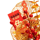 Maxbell Simulation Flowerpot Feng Shui Party Decoration Size 23x23x30cm Decorative