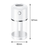 Maxbell Household Humidifier Large Capacity Quiet for Household Bedroom NightStand White