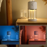 Maxbell Household Humidifier Large Capacity Quiet for Household Bedroom NightStand White