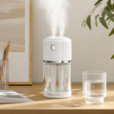 Maxbell Household Humidifier Large Capacity Quiet for Household Bedroom NightStand White
