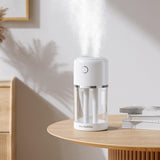 Maxbell Household Humidifier Large Capacity Quiet for Household Bedroom NightStand White