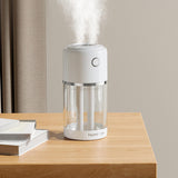 Maxbell Household Humidifier Large Capacity Quiet for Household Bedroom NightStand White