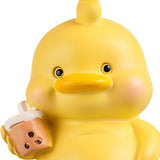 Maxbell Duck Statue Miniature Figurines Cake Topper Resin Craft Sculpture Home Decor Yellow