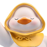 Maxbell Resin Duck Miniature Figurine Crafts Decorative Cute for Bar Cabinet Decor StyleA