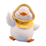 Maxbell Resin Duck Miniature Figurine Crafts Decorative Cute for Bar Cabinet Decor StyleA