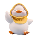 Maxbell Resin Duck Miniature Figurine Crafts Decorative Cute for Bar Cabinet Decor StyleA