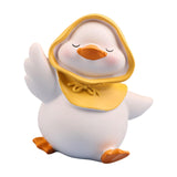 Maxbell Resin Duck Miniature Figurine Crafts Decorative Cute for Bar Cabinet Decor StyleA