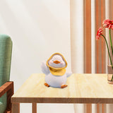 Maxbell Resin Duck Miniature Figurine Crafts Decorative Cute for Bar Cabinet Decor StyleA