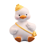 Maxbell Resin Duck Miniature Figurine Crafts Decorative Cute for Bar Cabinet Decor StyleB