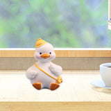 Maxbell Resin Duck Miniature Figurine Crafts Decorative Cute for Bar Cabinet Decor StyleB