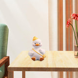 Maxbell Resin Duck Miniature Figurine Crafts Decorative Cute for Bar Cabinet Decor StyleB