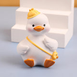 Maxbell Resin Duck Miniature Figurine Crafts Decorative Cute for Bar Cabinet Decor StyleB