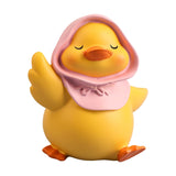 Maxbell Resin Duck Miniature Figurine Crafts Decorative Cute for Bar Cabinet Decor StyleC