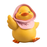Maxbell Resin Duck Miniature Figurine Crafts Decorative Cute for Bar Cabinet Decor StyleC