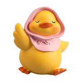 Maxbell Resin Duck Miniature Figurine Crafts Decorative Cute for Bar Cabinet Decor StyleC