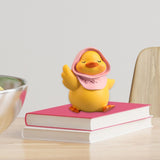 Maxbell Resin Duck Miniature Figurine Crafts Decorative Cute for Bar Cabinet Decor StyleC