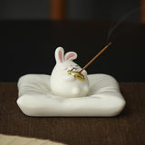 Maxbell incenses Burner Desktop Sticks incenses Gift Home Censer Plate Craft Teahouse